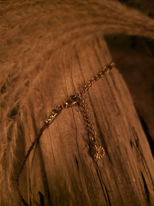 Green Alchemy - Raw Moss Agate Necklace, Goldplated