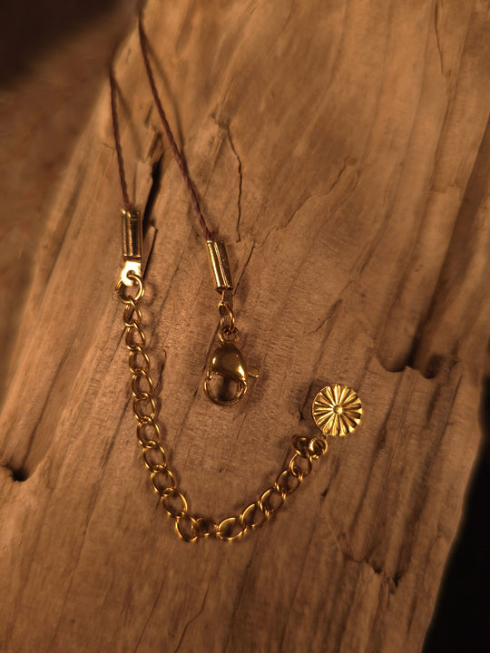 Floréa - Purple Amethyst Leaf Necklace