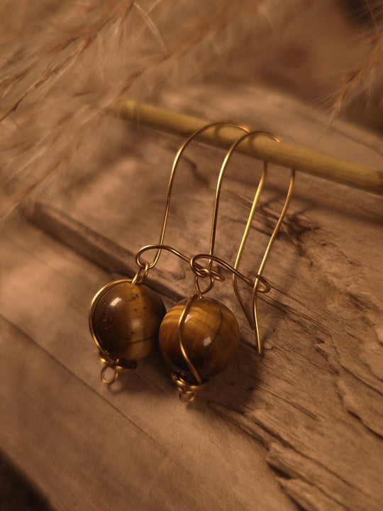 Pura Vida - Tiger's Eye Earrings