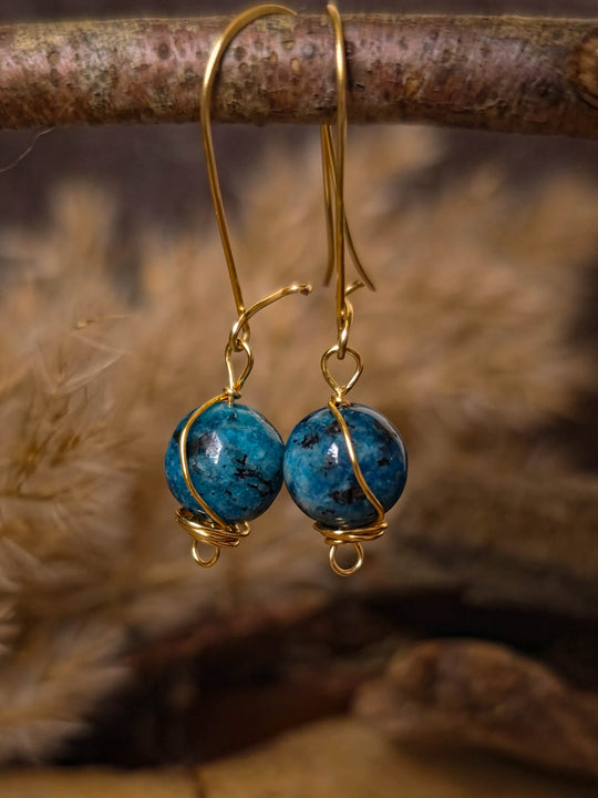 Blue Nomad - Ocean Jasper Earrings