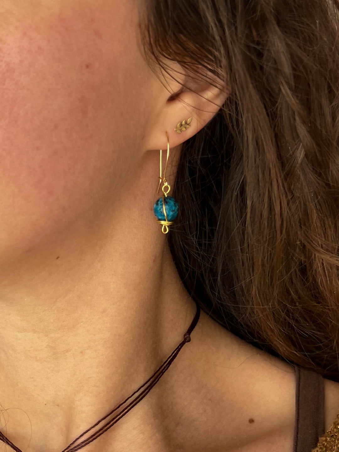 Blue Nomad - Ocean Jasper Earrings