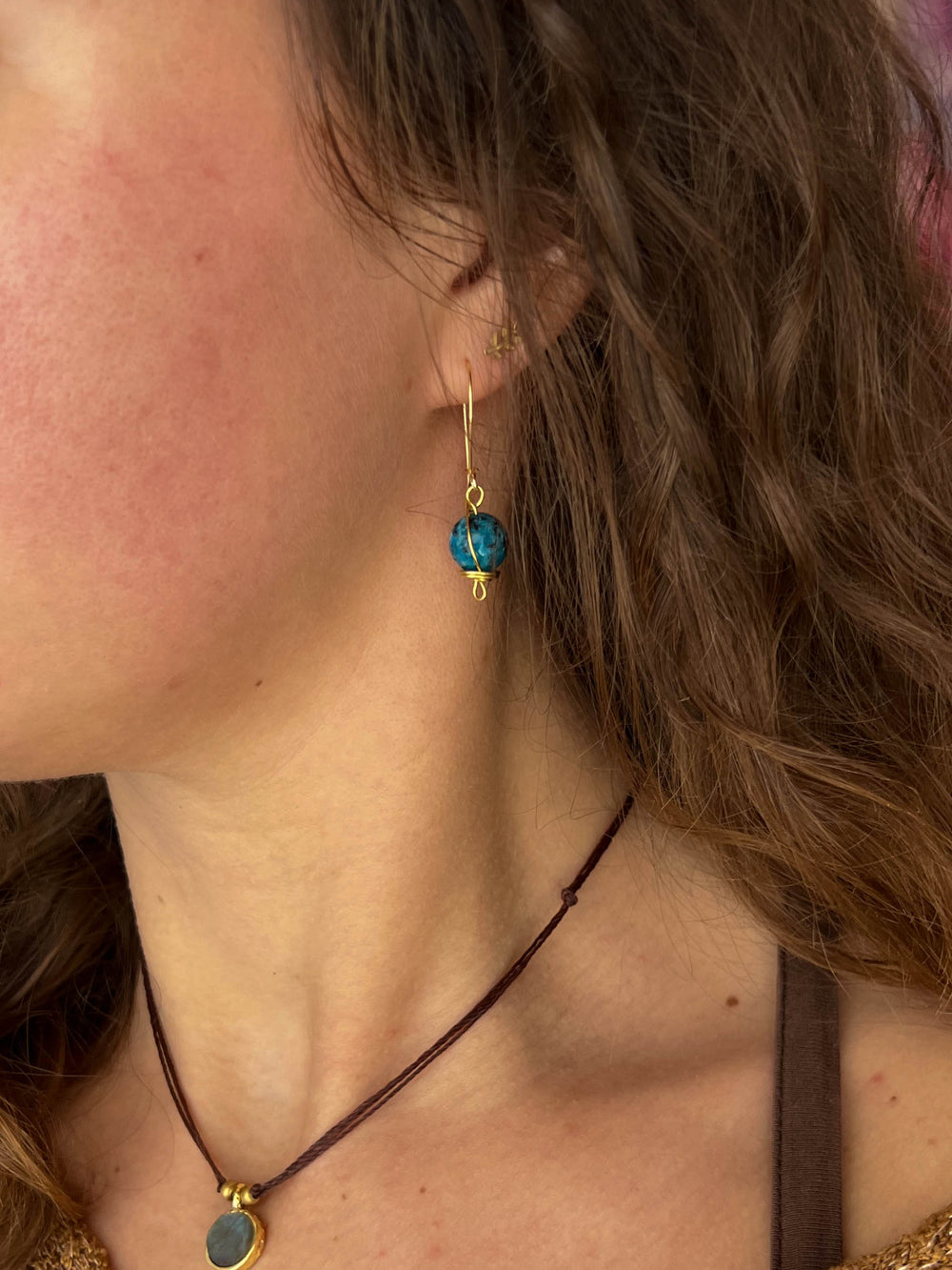 Blue Nomad - Ocean Jasper Earrings