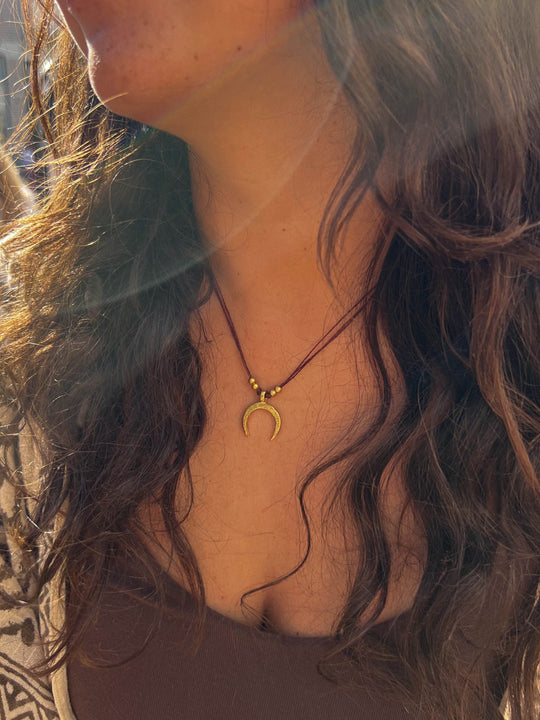 Celestia - Crescent Moon Necklace