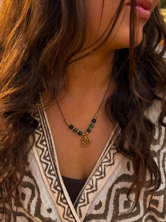 Flow of Life - Mosagaat Spiraal Ketting