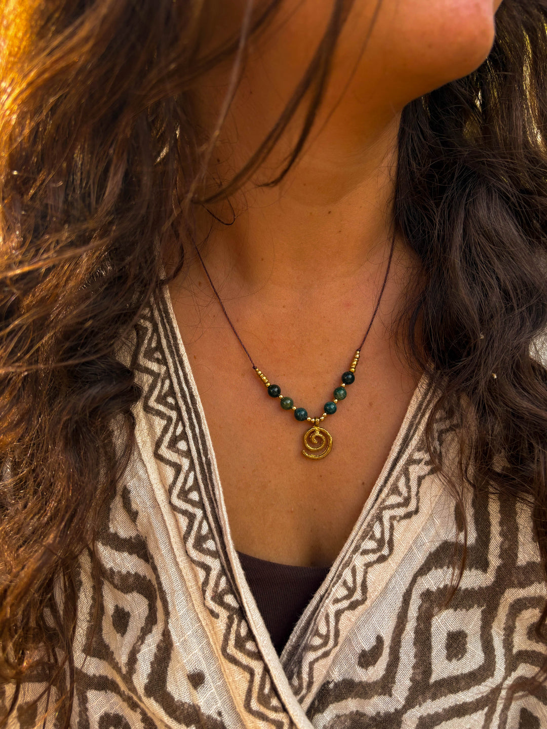 Flow of Life - Mosagaat Spiraal Ketting