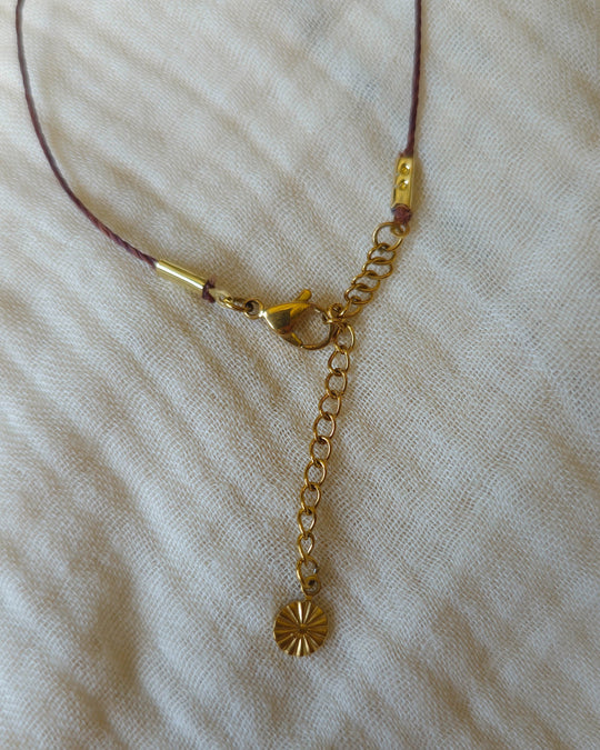 Sea Whirl - Spiraal Ketting met Tijgeroog en Schelpen