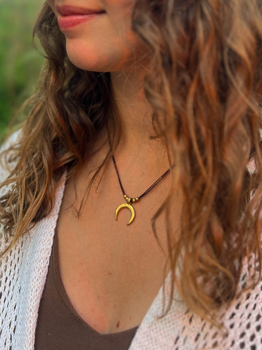 Celestia - Crescent Moon Necklace