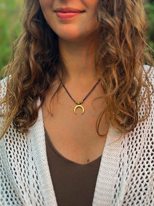 Celestia - Crescent Moon Necklace