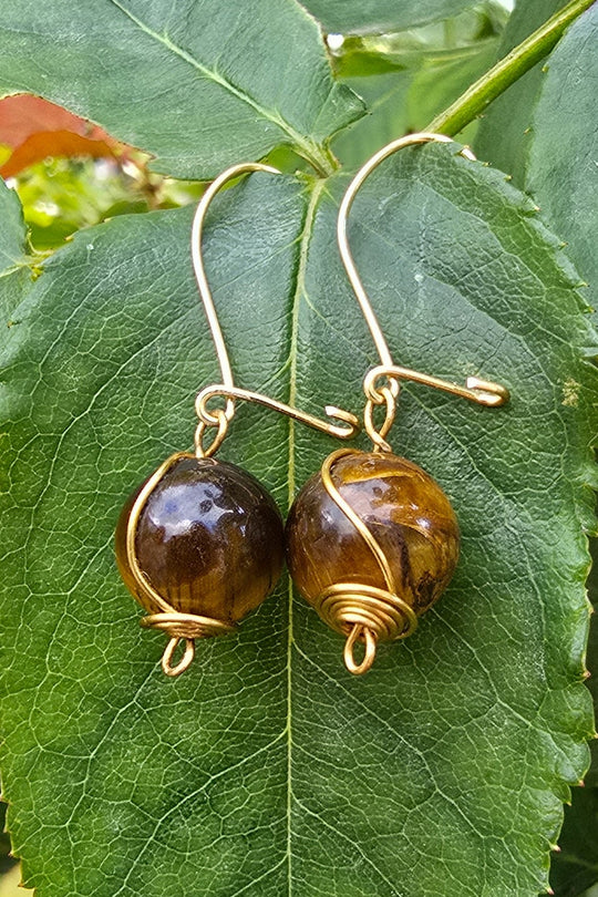 Pura Vida - Tiger's Eye Earrings
